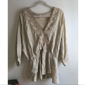 Free people beaded top